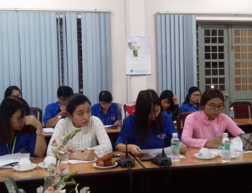 Conference on the consolidation of the Executive Board of Saigon University Youth Union Term 14 (2014-2017)
